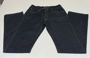 Pantalones de mezclilla Ariat Rebar M4 calce relajado corte bota para hombre 32x38 azul lavado oscuro ropa de trabajo - Imagen 1 de 14