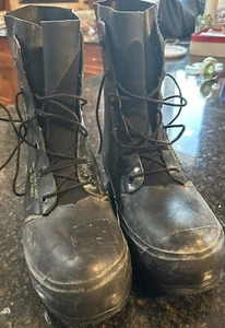 VTG US Army Airborne Bata Rubber Field Boots Men’s Size 11R 1985 - Picture 1 of 16
