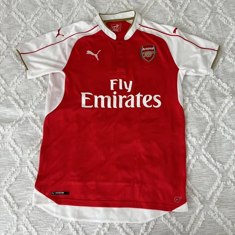 Puma Arsenal Premier League Home Soccer Futbol Jersey Mens Size Medium Red White Cover