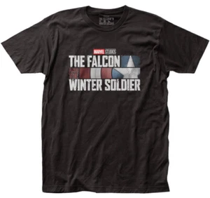 THE FALCON AND THE WINTER SOLDIER - FWS LOGO - T-SHIRT - LICENSED - MARVEL FWS01 - Picture 1 of 1
