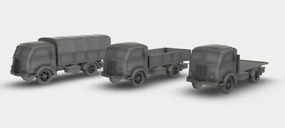 Fiat 626 NLM 3 Ton Truck Medium Truck WW2 Kit 3D Printed 1:87 - 1:35 - Image 1 of 4