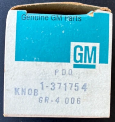 Chevrolet Corvette 1965-1982 perilla de cambio automática genuina GM parte 371754 nuevo en stock Foto 1 de 3