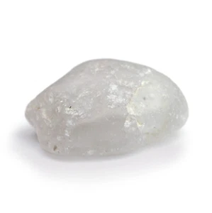 Zertifizierter 3,75ct natürlicher unbeheizter Ceylon weißer Saphir Srilanka Geuda grob - Bild 1 von 6
