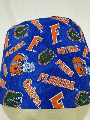 Men/Women Surgical Scrub Cap Lined Florida  Very Cool 100% Cotton - Image 1 of 3