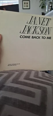 Janet Jackson  - Come Back To Me  Brazilian 12 Inch Promotional  - Image 1 of 4