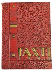 1938 CHAFFEY UNION HIGH SCHOOL YEARBOOK Ontario, California CA "FASTI" - Bild 1 von 9