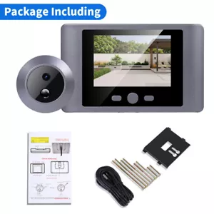 Digitaler Türspion 2.8“ LCD Nachtsicht PIR Bewegung Haustür Guckloch Kamera - Bild 1 von 24