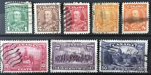 1935 - Canadá - Juego de piezas de 8 - Definitivos - Usado - SG341 a SG350 - Imagen 1 de 1