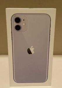 iPhone 11 / 11 Box Original Apple Retail Packaging Purple 125GB Empty - Zdjęcie 1 z 3