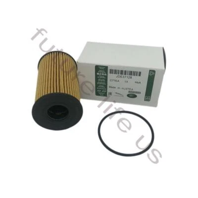 Filtro de aceite de motor Jaguar XF XE F-Pace F-Type E-Pace 2017+ 2,0 Turbo JDE37128 EE. UU. Foto 1 de 3