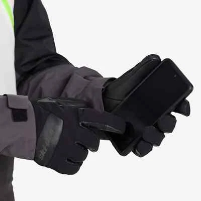 Guantes de moto de nieve de montaña Ski-Doo para hombre a prueba de agua/viento flexibles de carrera negros Foto 1 de 2