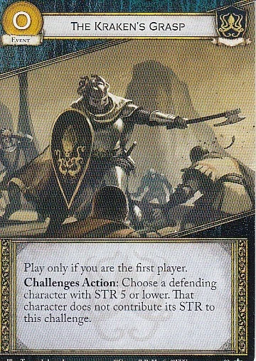3 x The Kraken's Grasp AGoT LCG 2.0 Game of Thrones Core set 82 - Image 1 of 1