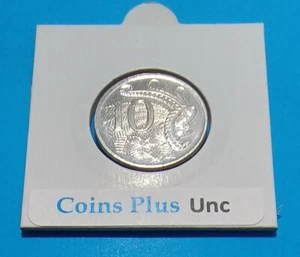 1967 - 10 Cent Coin in 2x2 Holder - Unc - Picture 1 of 2