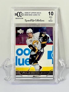 BCCG 10 2006-07 UD MIKE CARD #458 Young Guns Hockey Series 2 - Picture 1 of 2