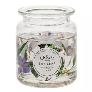 Botanical Delights Candle - Cassis & Bay Leaf in Patterned Glass Outer Jar - Picture 1 of 1