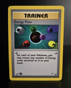 Pokémon TCG - Energiefluss - 1. Edition - 122/132 - Gym Heroes (2000) WOTC - NM - Bild 1 von 1