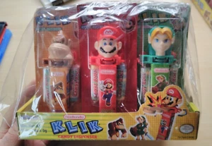 12x 2010 Au'some Nintendo Klik Candy Dispenser Display PEZ Link Mario DK - New - Picture 1 of 3