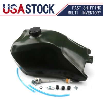 Para Honda TRX300 TRX 300 93-2000 plástico tanque de combustible fourtrax verde y petcock Foto 1 de 4