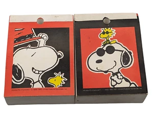 2-Vintage Peanuts Simcere Snoopy & Woodstock Notizblöcke-1772-180 Blatt-3" x 4" - Bild 1 von 13