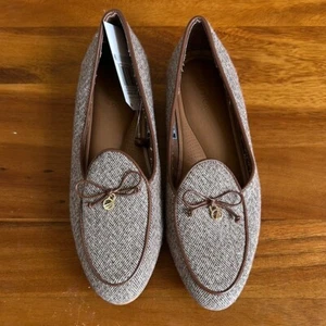 NAUTICA Kelline size 9 Stylish Women's Loafers in Brown and Cream slip on new - Picture 1 of 5