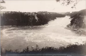 Cartolina fotografica reale Fred Peck zona Cascate del Niagara NY inutilizzata G76 - Foto 1 di 2