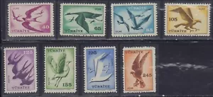 TURCHIA 1959 POSTA AEREA C31-C38 COME NUOVO SET MNH - Foto 1 di 1