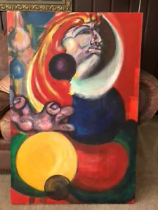 Pintura al óleo antigua muy interesante. Se titula The Fortune Teller. Vivid, alive - Imagen 1 de 5