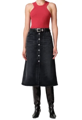 Citizens of Humanity Anouk falda vaquera t nueva con etiquetas talla 34 Foto 1 de 4