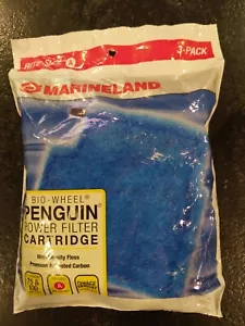 Paquete de 3 cartuchos de filtro de potencia de pingüino de rueda biológica Marineland Rite-Size A 75 y 100 - Imagen 1 de 2