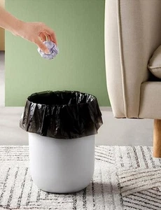Small Trash Bags 80 Counts 4 Gallon Garbage Bags for Bathroom Car Mini Trash Can - Bild 1 von 2