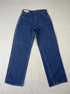 Pantalones de mezclilla Carhartt resistentes al fuego firma peto para hombre 30x32 azul FR calce holgado - Imagen 1 de 10