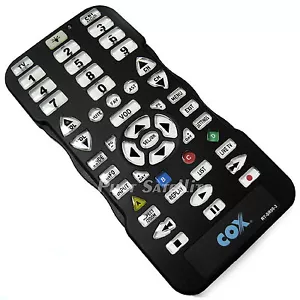 COX CABLE NETWORK TV AUDIO LARGE KEY MULTI-DEVICE JUMBO UNIVERSAL REMOTE SR-50 - Picture 1 of 1