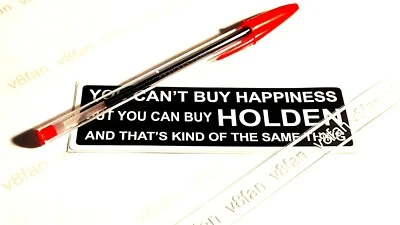 #184 "HOLDEN HAPPY" - Pegatina para fans Monaro, FE, FC, HX, HQ, Commodore - Imagen 1 de 3