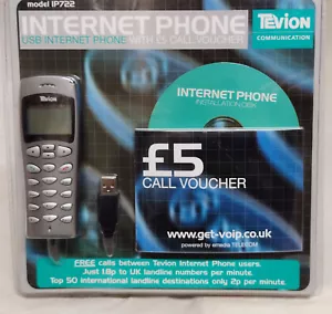 INTERNET TELEFON USB TEVION Modell IP722 neuer alter Lagerbestand nie geöffnet - Bild 1 von 2