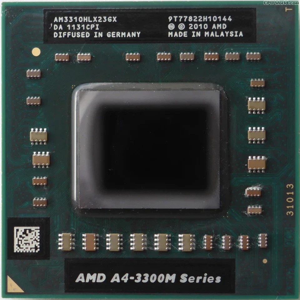 HP AMD A4-3310MX 2.1GHz Processor - AM3310HLX23GX - Image 1 of 1