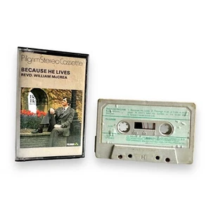 Because He Lives By Rev. William McCrea Cassette Tape Album RARE 1976 Gospel - Picture 1 of 12