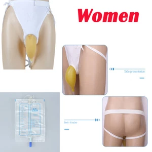 Für Frauen bettlägerig Urinbeutelfänger Inkontinenz Katheterbeutel Urinsammler - Bild 1 von 21