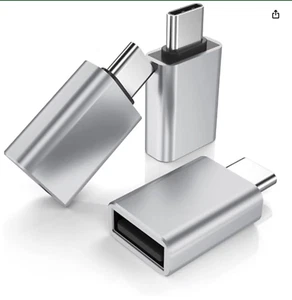 3 Stk. USB-C zu USB A Adapter OTG USB-Stick für iPhone, Xiaomi, MacBook Buchse ✅ - Bild 1 von 4