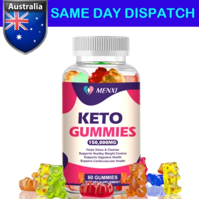 Keto Gummies Advanced Ketone Weight Loss Fat Burner Men Women Dietary Supplement - Image 1 of 4