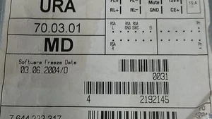 RADIO CD Opel Meriva MPV 1.4 16V Twinport (Z14XEP) 2005 13190855 #22423 - Imagen 1 de 1