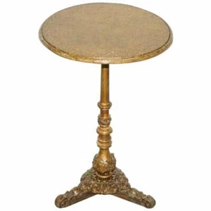 REGENCY CIRCA 1810 ITALIAN POLYCHROME PAINTED HAND CARVED TILT TOP SIDE TABLE - Picture 1 of 12