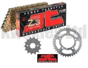 JT Z3 Gold X-Ring Chain & Sprockets for Yamaha XT660Z Tenere 2008-2015 - Picture 1 of 3