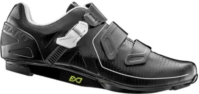 Giant Pulse MES Bicicleta de Carretera Ciclismo Zapatos EU 44.5 EE. UU. Hombres 11.5 NEGRO 3 Pernos Hebilla Foto 1 de 2