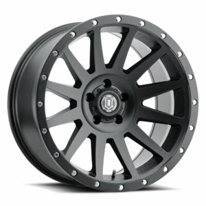 Icon Vehicle Dynamics Compression Wheel/17 x 8.5"/5x5/Satin Black/-6mm Offset - Picture 1 of 1