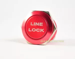 red 19MM line lock burnout Momentary activation Push Button stage roll control - Bild 1 von 2
