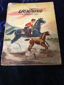 Lightning a Cowboy's Colt Bill Bernard Martin 1948 Cowboys and Indians - Imagen 1 de 5