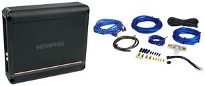 Memphis Audio SRX150.2 150 Watt RMS 2-Channel Car Stereo Amplifier 2-Ohm+Amp Kit - Picture 1 of 12