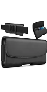 Samsung Galaxy S21+ S22+Plus supporto scheda Nem XL clip da cintura in pelle fondina telefono - Foto 1 di 11