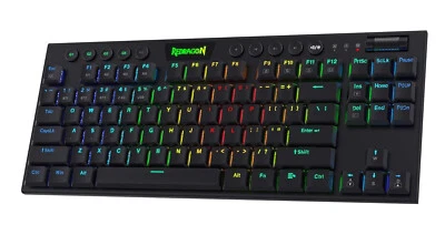 Redragon K621 Teclado mecánico RGB inalámbrico - Imagen 1 de 4