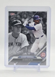 2024 Topps Now Dansby Swanson - Lou Gehrig Day Series Card - Picture 1 of 2